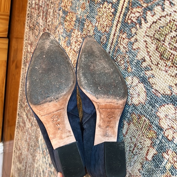 Loeffler Randall Blue Isla Suede Boots/Booties - Picture 6 of 6